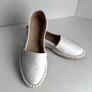 Liz Claiborne || Martha white Slip On Loafers Size 7.5